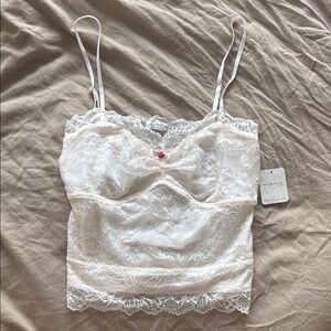 NWT Free People Lace Camisole Top
